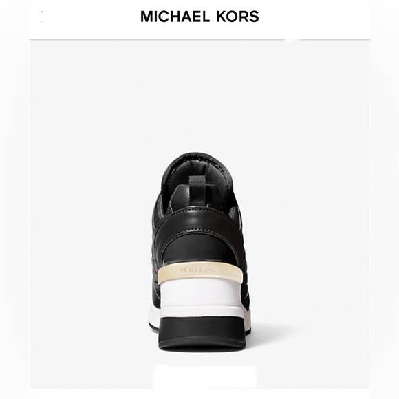 Georgie Woven Leather Trainer - Picture 5 of 9